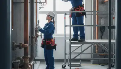 Denver, CO plumber repairing a leaking pipe for fast residential plumbing service