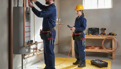 Denver, CO plumber repairing a home pipe for fast plumbing service and leak prevention