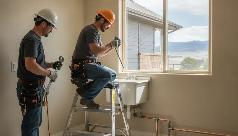 Denver, CO plumbing repair service team handling residential pipe and leak repairs