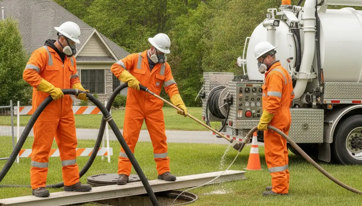 Septic tank cleaning service in Denver, CO for residential plumbing maintenance
