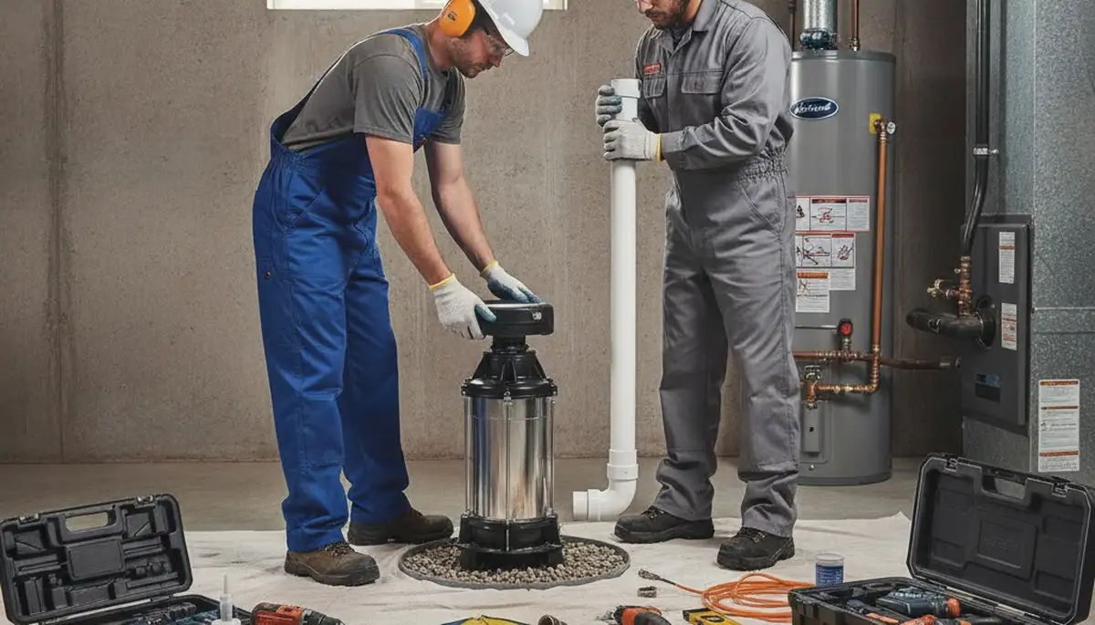 Sump pump installation service in Denver, CO homes for flood and moisture protection